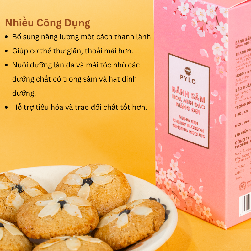 Bánh Sâm Hoa Anh Đào PyLo