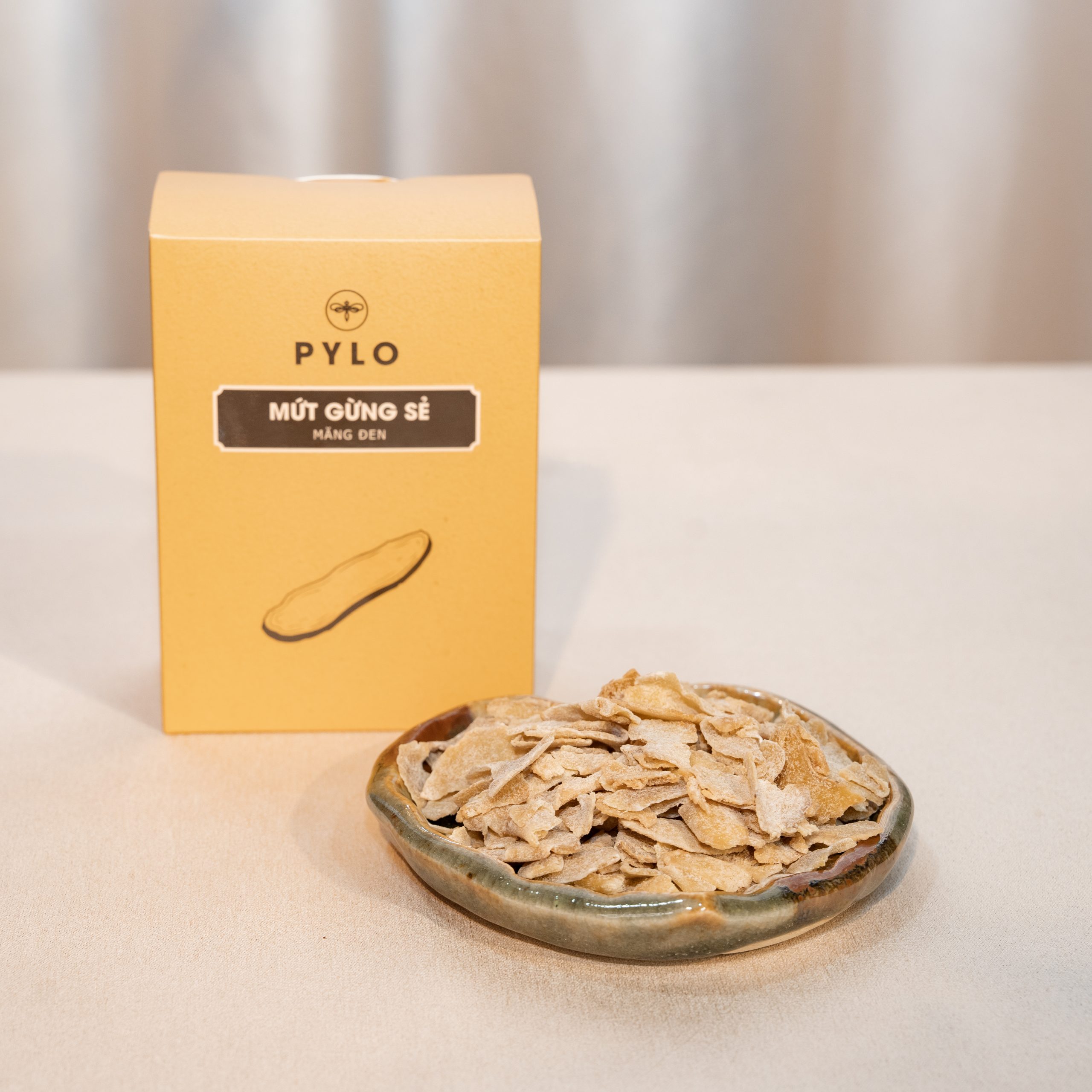 Mứt Gừng Sẻ Măng Đen PyLo