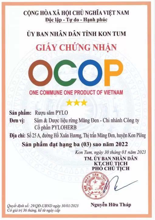 Rượu Thảo Mộc Măng Đen PyLo 25