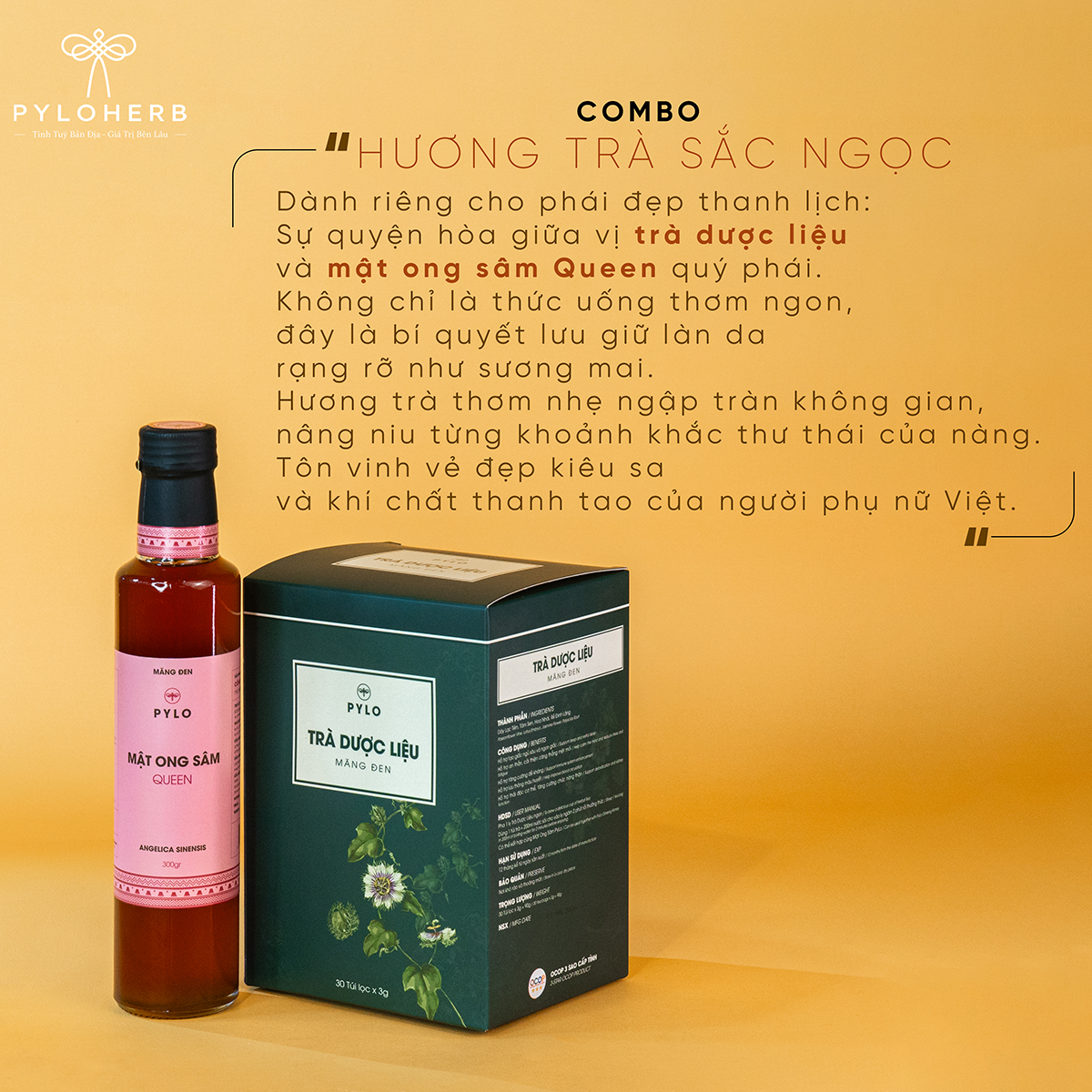 Combo Hương Trà Sắc Ngọc