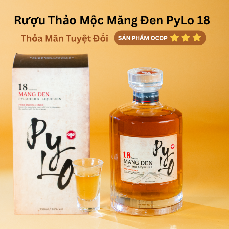 Rượu Thảo Mộc Măng Đen PyLo 18