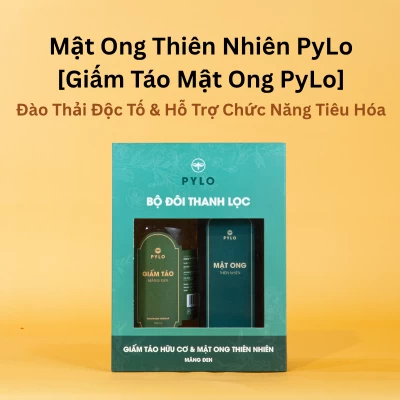 Combo Thanh Lọc [Giấm Táo Mật Ong PyLo]
