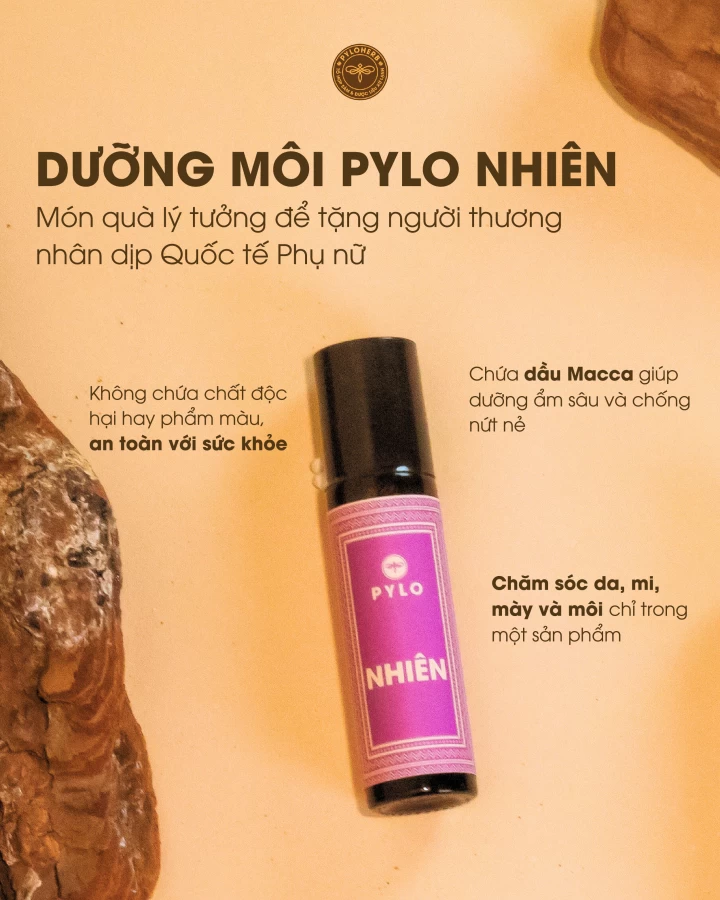 Dưỡng Môi PyLo Nhiên - Món Quà Lý Tưởng Để Tặng Người Thương Ngày 8/3