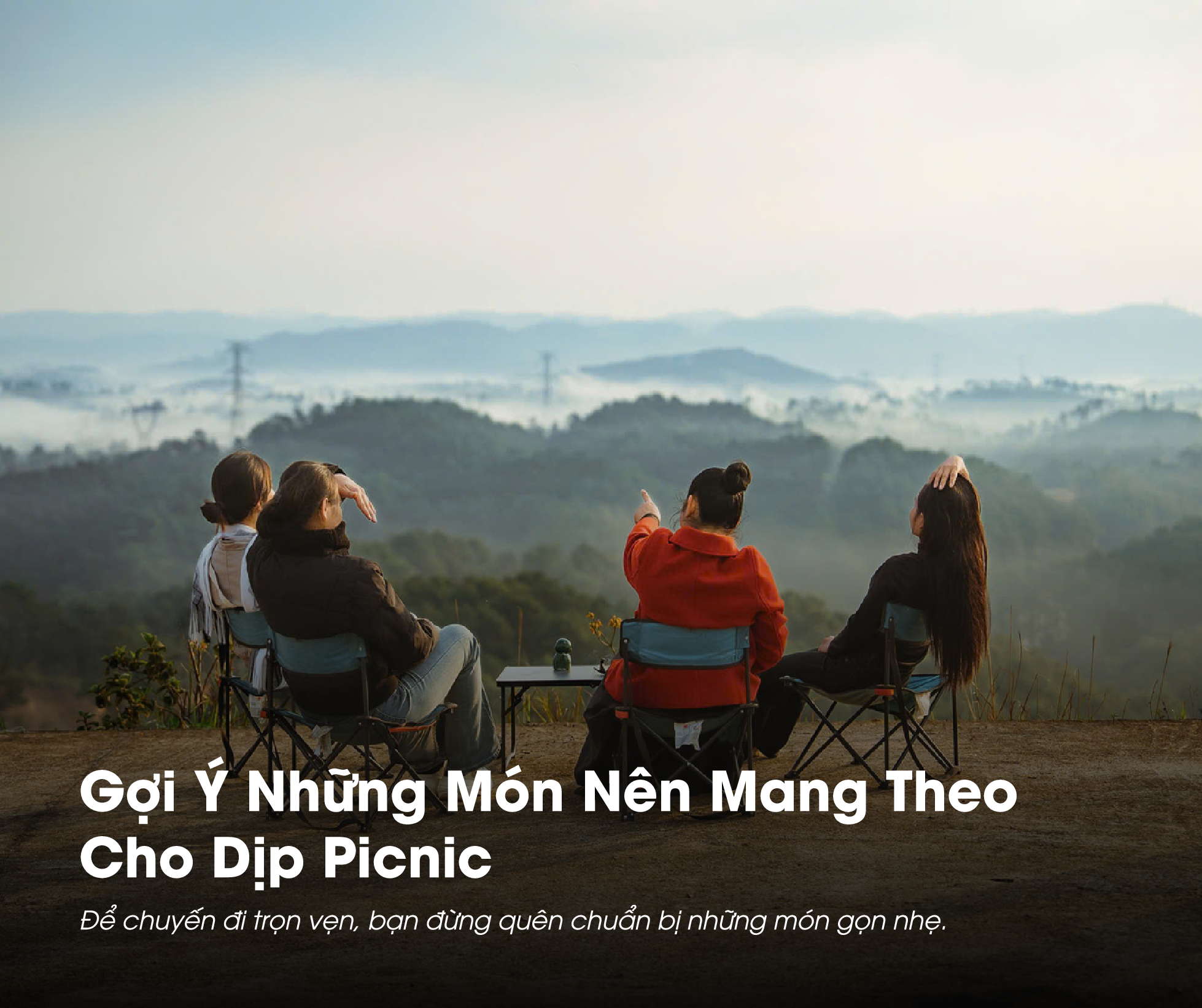 Cần chuẩn bị nhiều món như thức ăn và đồ uống cho buổi Picnic