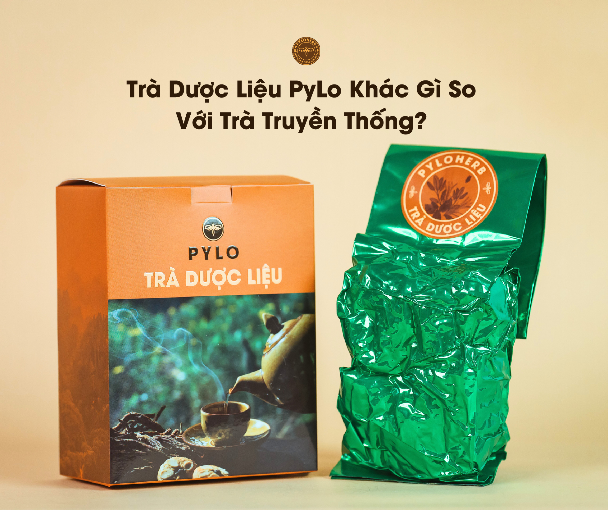 Trà Dược Liệu PyLo có nhiều sự khác biệt với trà truyền thống