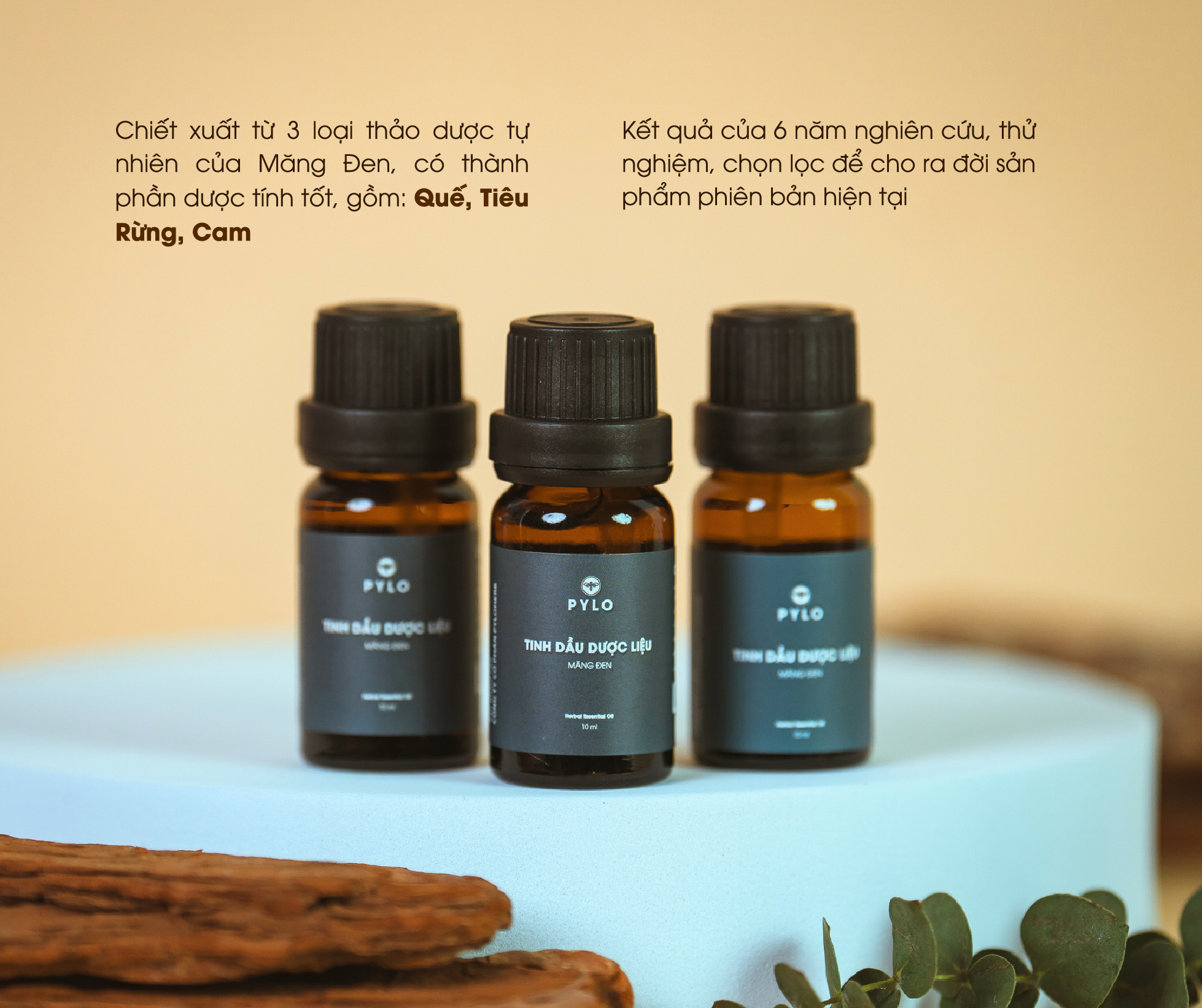 Sản phẩm chứa ba thành phần chủ đạo