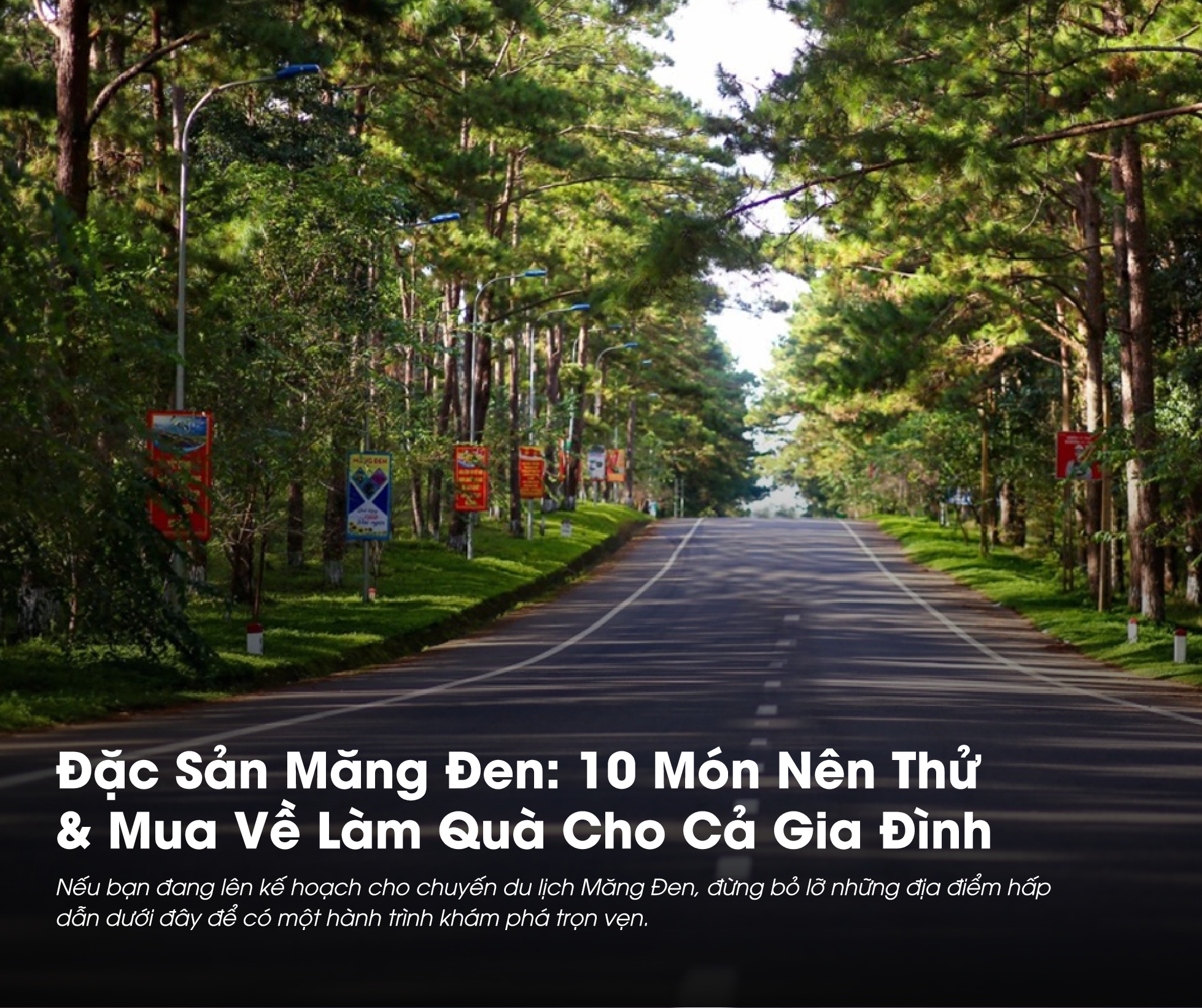 Mua đặc sản Măng Đen về cho người thân là điều không thể thiếu khi đến đây
