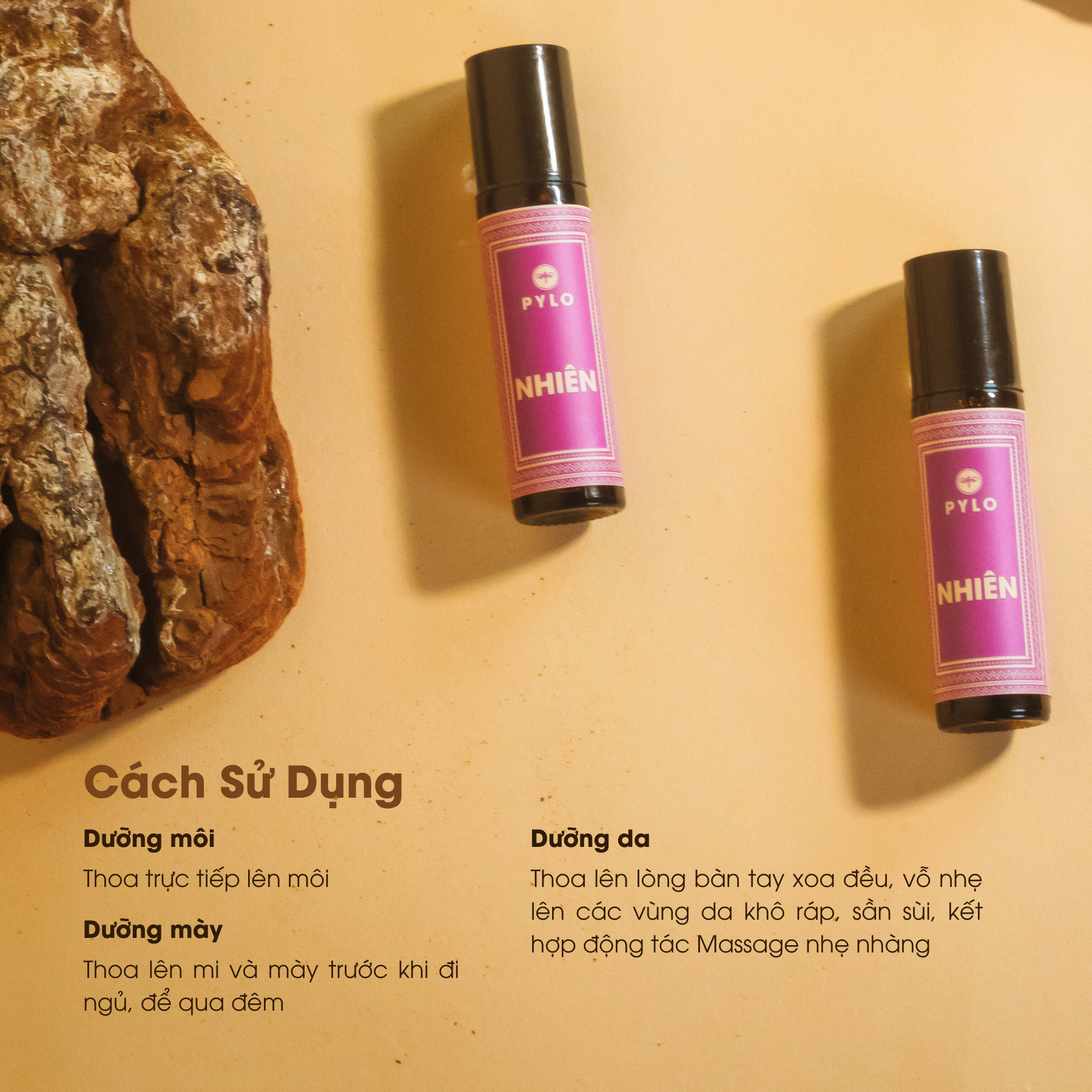 Combo An Nhiên Tĩnh - Dưỡng Môi, Nước Hoa Thảo Dược PyLo - Ảnh 7