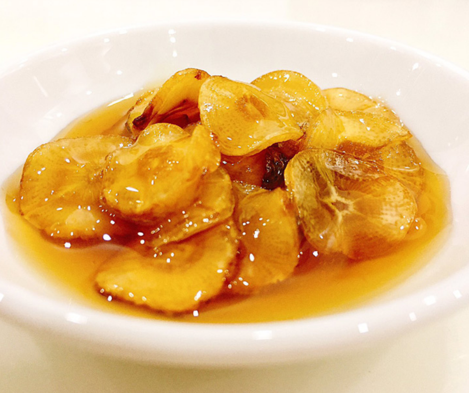 Hình ảnh sâm ngâm mật ong